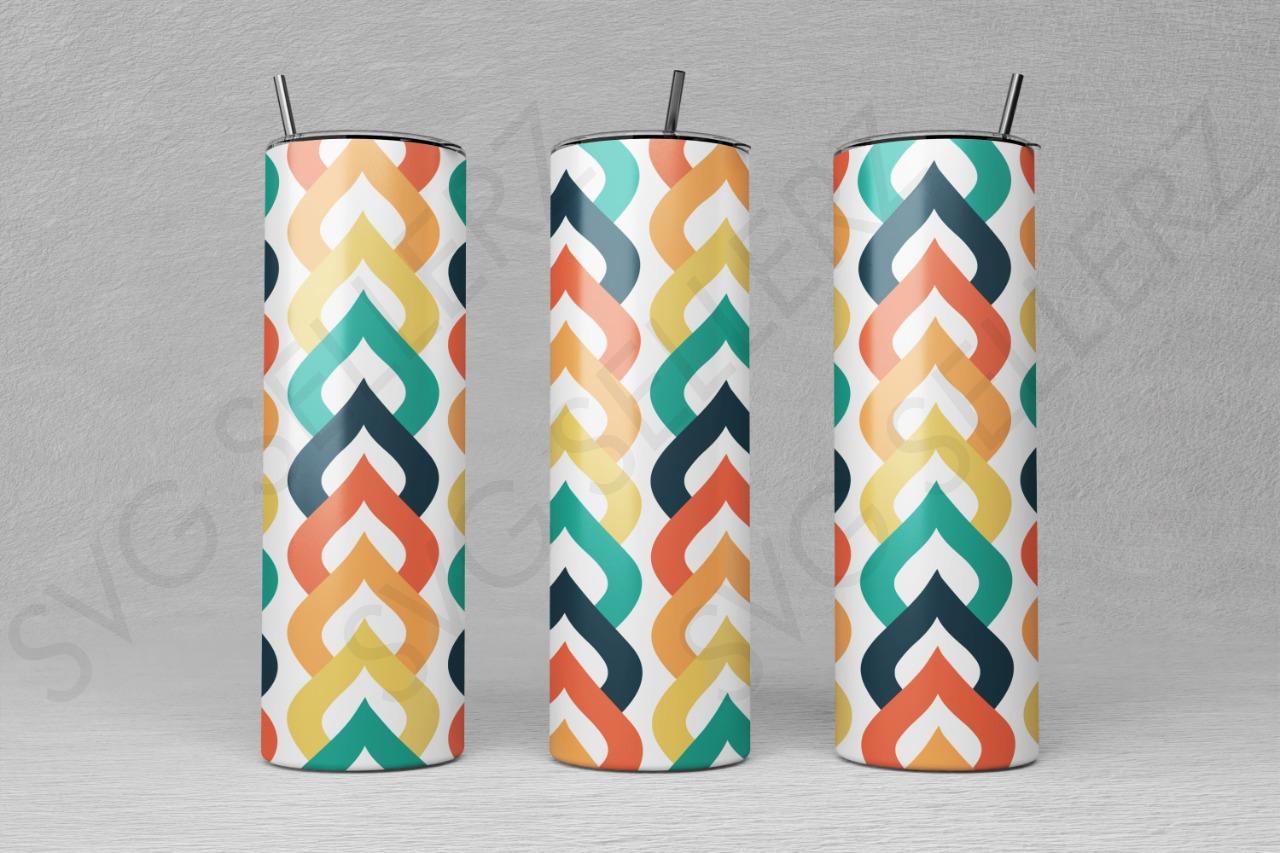 Colorful Flame-Burst Template