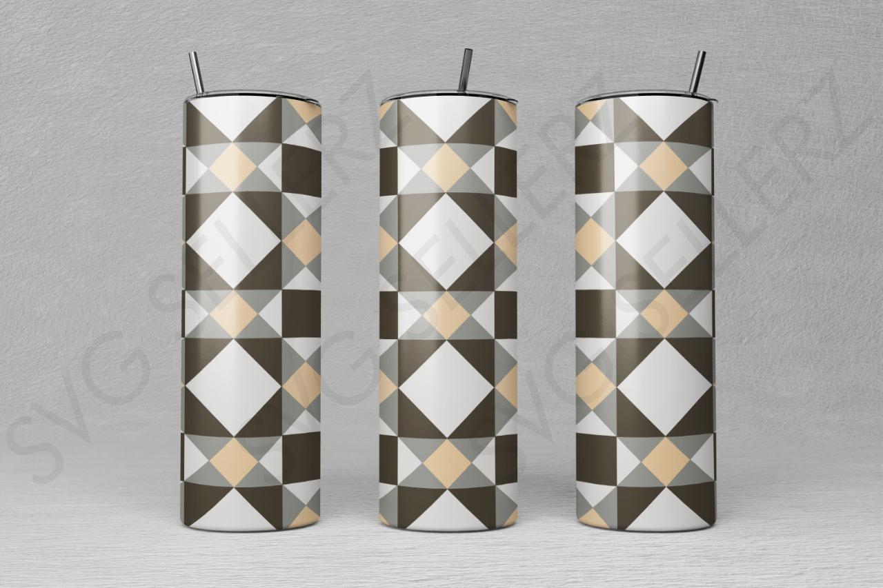 Geometrical Pattern-Burst Template