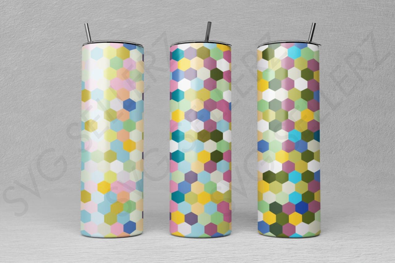 Hexagonal Pattern-Burst Template